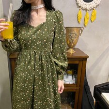 秋冬新款灯芯绒长裙，其它，Mu Mu