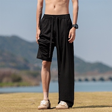 2025夏季新款大码冰丝直筒垂感休闲裤男217-2-NK192-特P40，男装休闲裤，星座217-2