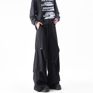 A429-YK322-特批43无差价 秋季美式Cleanfit褶皱铆钉西裤图片