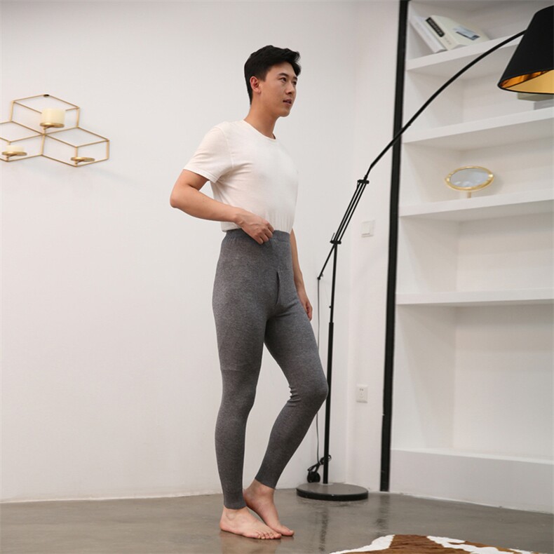 高品质男士羊绒裤舒适保暖修身显瘦中灰色设计时尚百搭男装,男装休闲裤,金牧歌羊绒裤