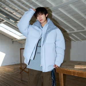 冬季新品得物美式潮流高品质格子加绒加厚棉衣外套棉服MY5566-P88图片