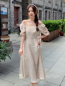 小碎花清新连衣裙【[现货】浙宝B082-5071P105K158图片