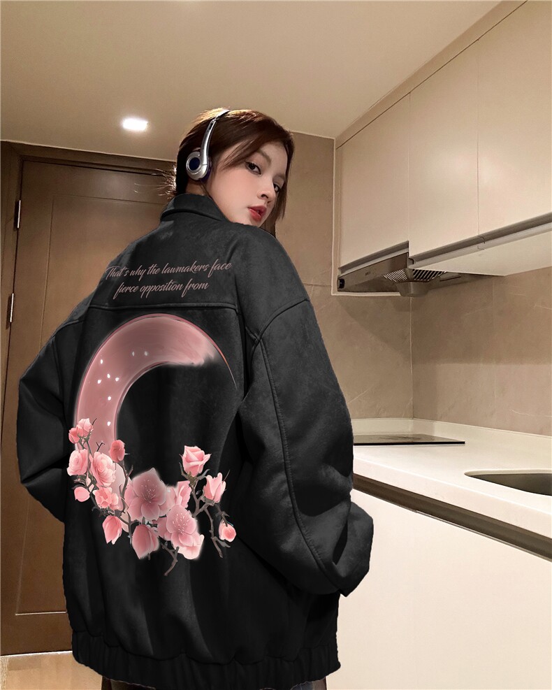 XZ809A/JPK07/P118/控138/加绒P148/控168麂皮绒美式烧花夹克,男装夹克,星座809A(原222-1)