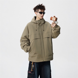 现货5W件冬季三防美式boxy解构连帽雪山冲锋衣棉衣男女棉服厚外套图片