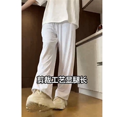 特批19夏季冰丝休闲长裤冰感轻薄冰丝裤顺滑面料百搭冰丝裤K963，男装休闲裤，电商A128