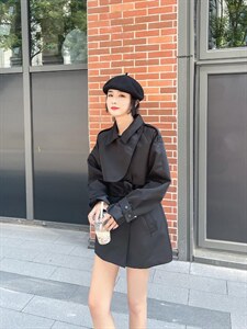 高品质中长款风衣图片