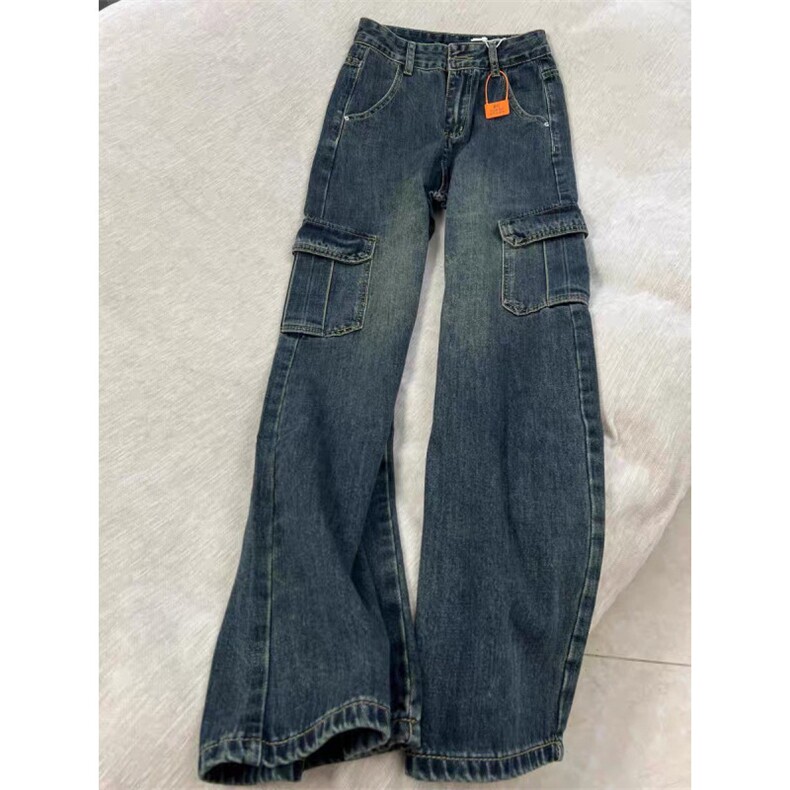 美士复古男女工装牛仔裤ZK0364-P60,男装牛仔裤,星座313A(原308A-2)