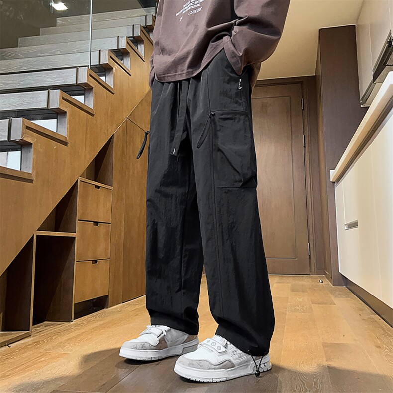 24春款纳米皱工装裤休闲裤束脚裤男KP203P55,男装休闲裤,星座1204-3