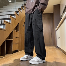 24春款纳米皱工装裤休闲裤束脚裤男KP203P55，男装休闲裤，星座1204-3