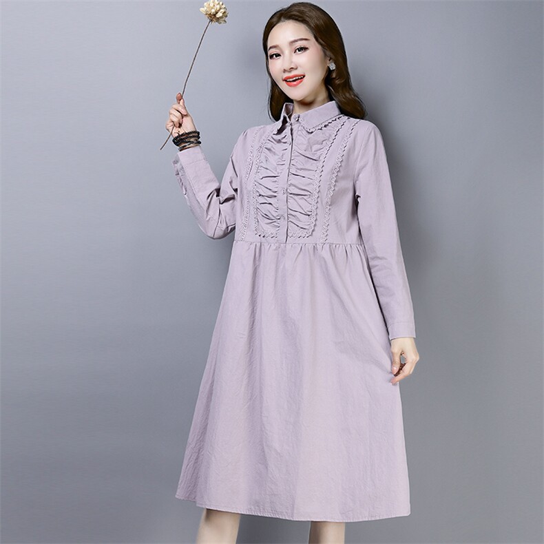 连衣裙纯色百搭显瘦时尚优雅甜美气质2021年春季,女装连衣裙,小林双子