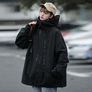 秋季男女同款连帽外套男宽松户外夹克男装潮流A266-JK9126-P80图片