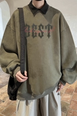 量大优可提供视频麂皮绒卫衣圆领HD019-1-LPYL4108-P30，男装卫衣，电商019-1