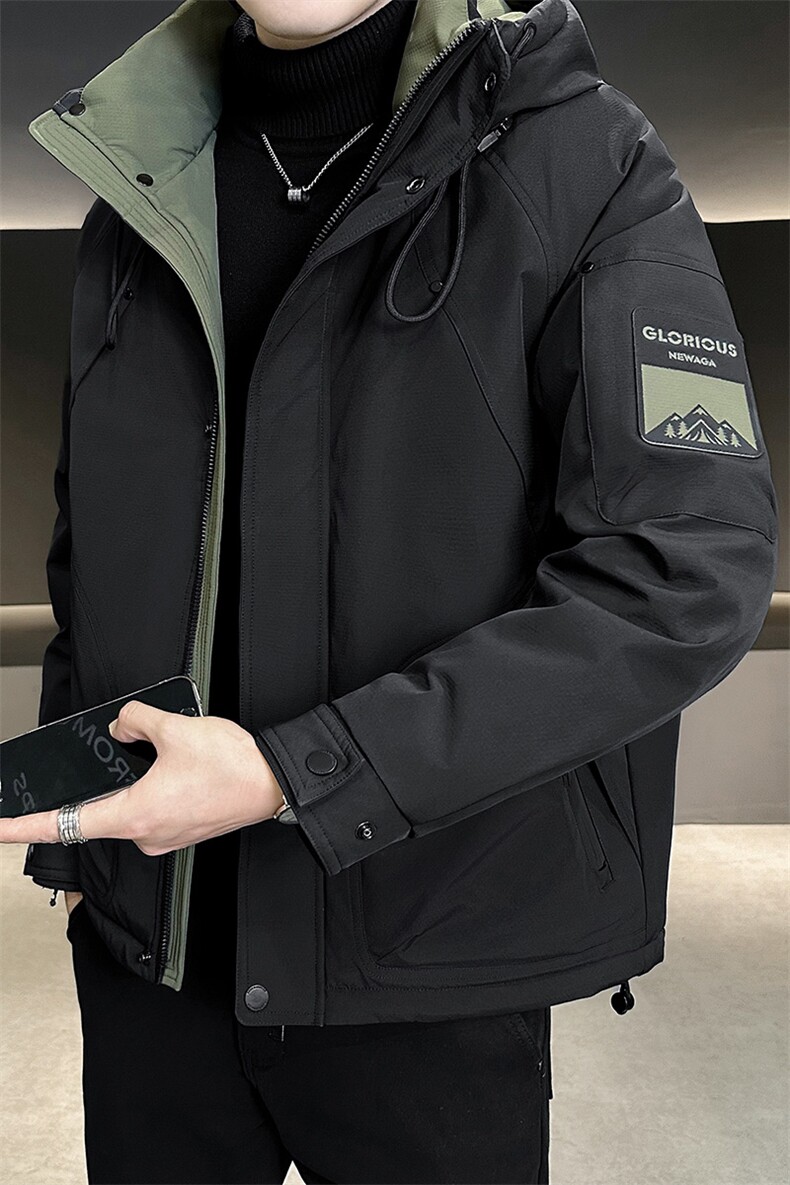 店主风2025年连帽重工机能加厚保暖潮流羽绒服男YR6033-P215,男装羽绒服,电商D240-242
