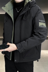 店主风2025年连帽重工机能加厚保暖潮流羽绒服男YR6033-P215，男装羽绒服，电商D240-242