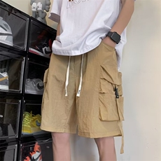 夏季薄款休闲工装短裤男宽松潮牌大码五分裤P38，男装休闲裤，星座1116-2