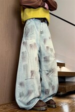 XZ616春季美式做旧印花缉明线打褶休闲牛仔裤K26009特P45控88，男装牛仔裤，星座512A（原616）