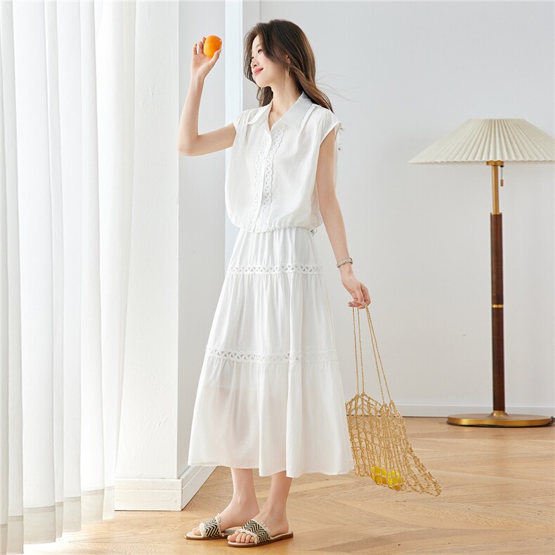现货！2026夏装新款两件套套装女，女装套装/套裙，慕咨