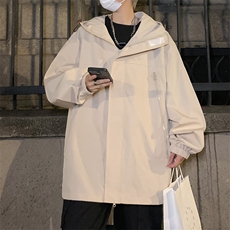 JK9083/P65春装新款夹克男防水防水冲锋衣外套潮学生大码上衣，男装夹克，电商A141
