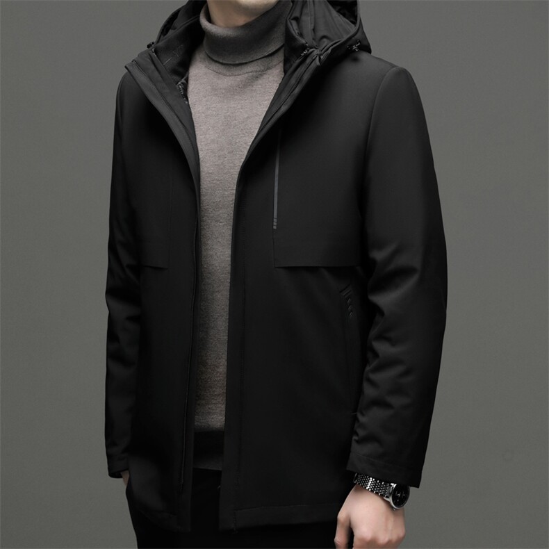 CSYR92207钱塘2020-2冬季厚款商务休闲中年男士羽绒服外套P285,男装羽绒服,钱塘207-2