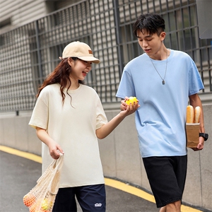 40支 双纱珠地230克 11色S-3XL 棉 男女款T恤图片