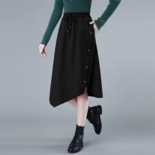 2021春秋款新品纯棉休闲半身裙300款，女装半身裙，秋牧寒烟