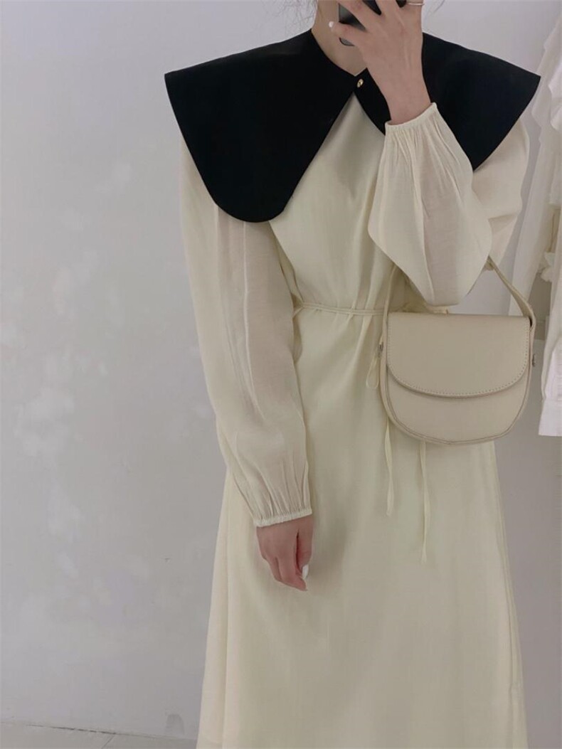 可脱卸两件套连衣裙，女装连衣裙，驿谷