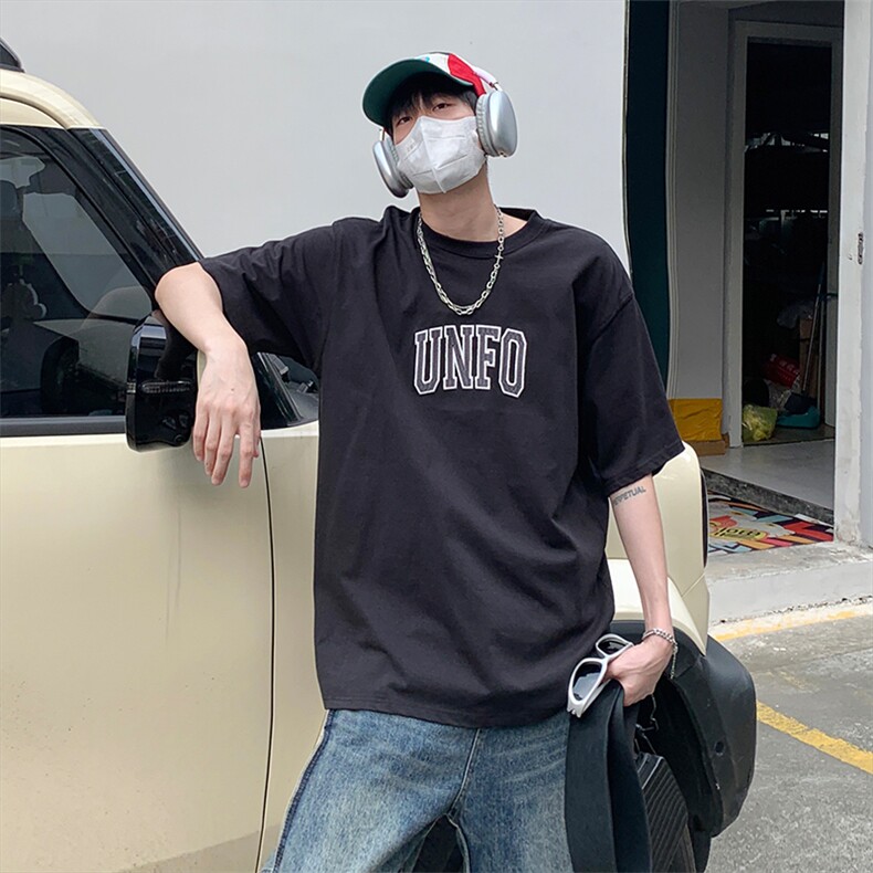 特P38无差价新款夏季新款百搭潮流短袖T恤280g-UT10172港风,男装T恤,电商A003