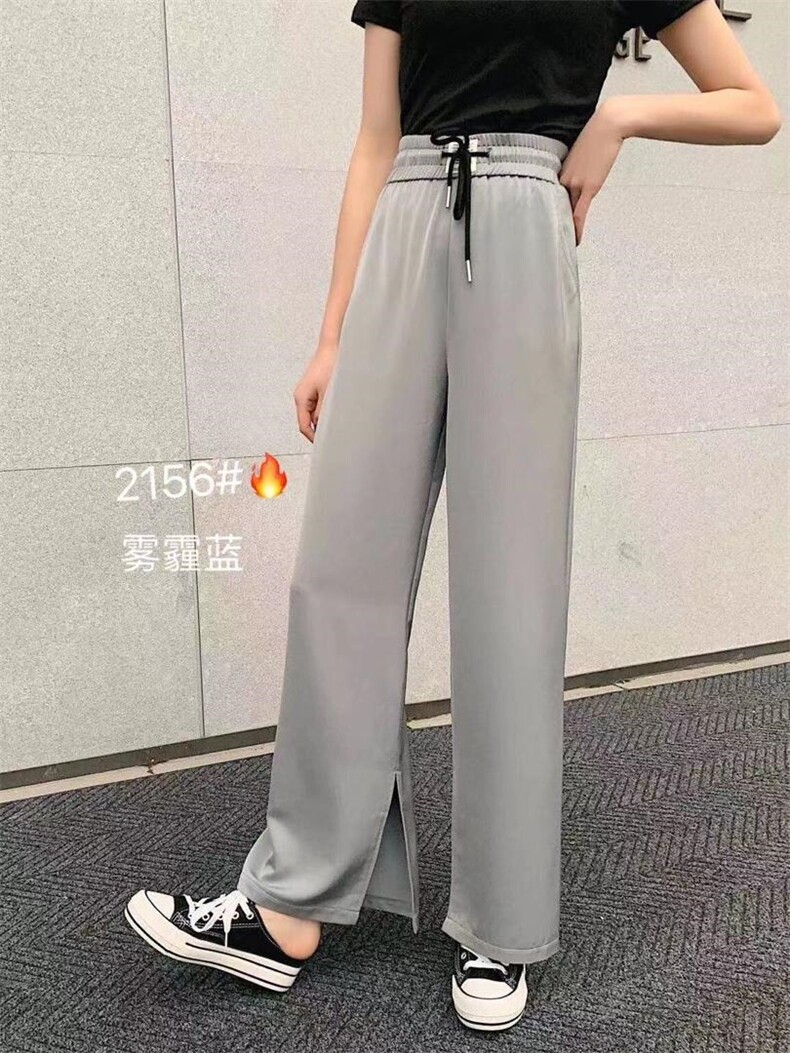 夏款阔腿裤，女装，变色鸟(1F)