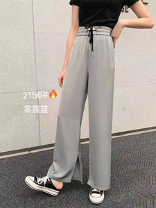 夏款阔腿裤图片