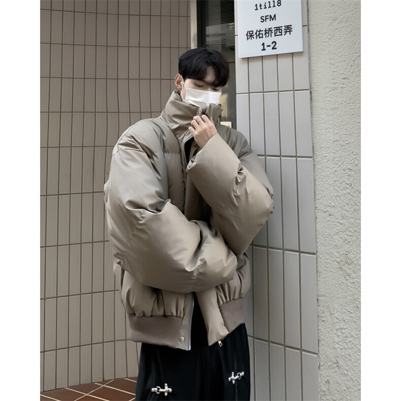 韩版棉衣男潮牌宽松立领简约百搭面包服M0134-P90,男装棉衣,星座308B-2