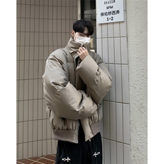 韩版棉衣男潮牌宽松立领简约百搭面包服M0134-P90，男装棉衣，星座308B-2