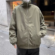 冬季港风新款羊羔毛棉衣工装夹克翻领上衣外套-WT902，男装夹克，星座1002-2
