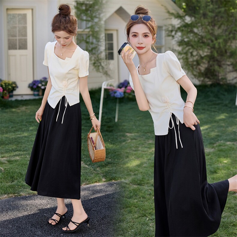 2025年夏季时尚潮流，女装套装/套裙，浪花E族（衣布洛）