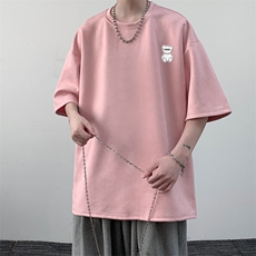 麂皮绒短袖t恤男大码半袖男JD82292-P25，男装T恤，电商A040