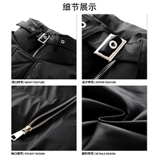 秋冬个性款立体裁剪休闲棉衣舒适短款时髦街头上衣外套HY875P95，男装棉衣，电商A102B