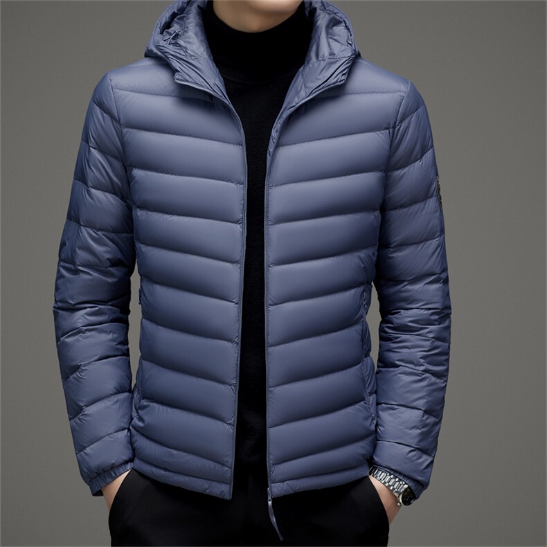 BA52216钱塘2020-2新款休闲简约冬季厚款中年男士羽绒服外套P95图片