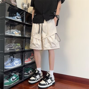短裤男夏季薄款宽松休闲裤潮牌美式机能工装五分裤DA1107-P36图片