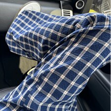 美式高街潮牌男女泡泡格子休闲裤直筒宽松慵懒显瘦阔腿休闲长裤子，男装休闲裤，电商A443