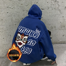 主推款可持续提供视频抖音加绒连帽卫衣D223A-WY23132-JR特P40，男装卫衣，电商019-1