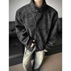 街头美式潮牌解构拼接翻领夹克情侣宽松百搭外套W372TP78控138，男装夹克，电商A170