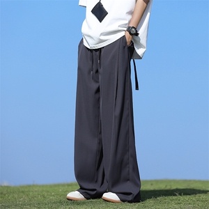 K7994-P422024夏季新款宽松运动裤男士美式潮牌直筒休闲裤现货