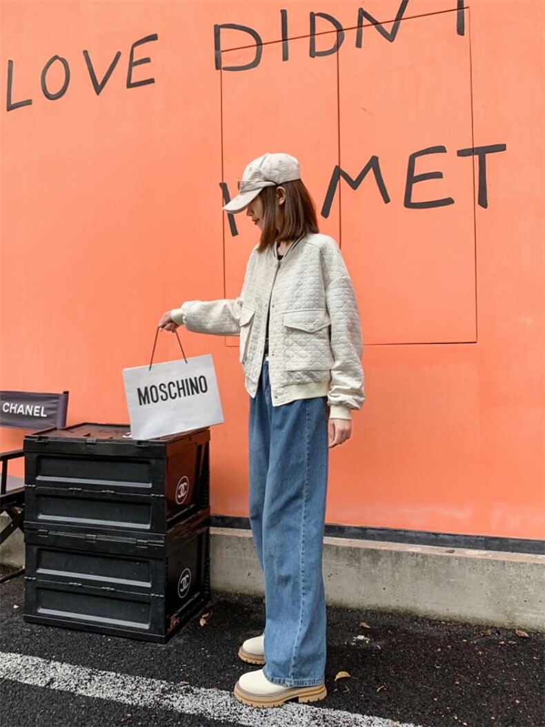 大口袋棒球领外套，其它，百变诱惑(6F)