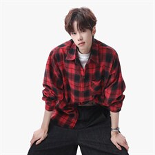 衬衫男秋季新款港风宽松大码磨毛格子长袖衬衣CS6638-特P29，男装衬衫，星座214-3