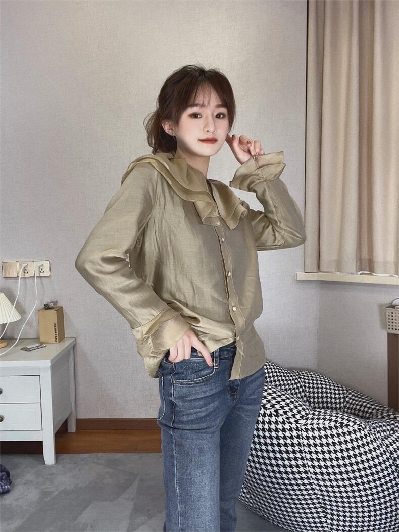 娃娃领小衫，其它，戈朴