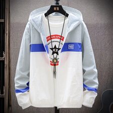 蓝白色
