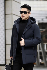 M8812-89钱塘2020-3冬季厚款商务休闲简约中年男士羽绒服P270图片