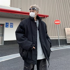 2024冬季新款棉衣男士加棉加厚保暖棉袄宽松百搭立领棉服WM212，男装棉衣，星座506