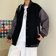 棒球服外套男春夏季韩ins港风原宿宽松夹克bf学生潮牌W1214-P45，男装夹克，星座512-2