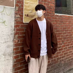 复古开衫男针织衫毛衣慵懒高级感新款休闲百搭外套MB058-P45图片