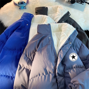 2025冬季新款棉衣加绒加厚简约百搭棉服潮XZ102A-4-MY1031-P75图片